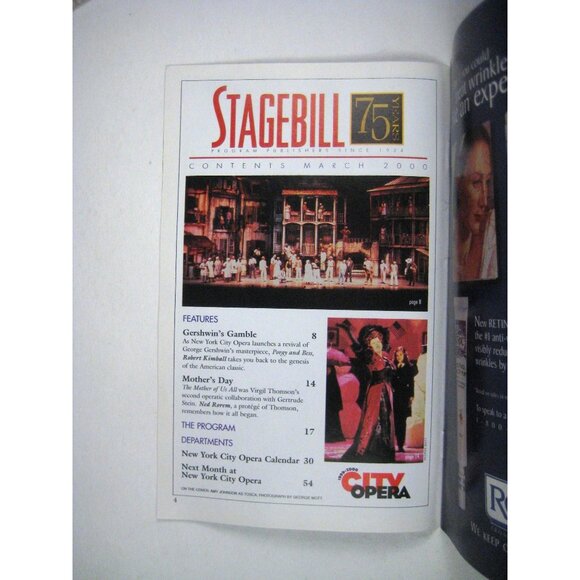 New York City Opera Stagebill March 2000 The Mother Of Us - Picture 3 of 6